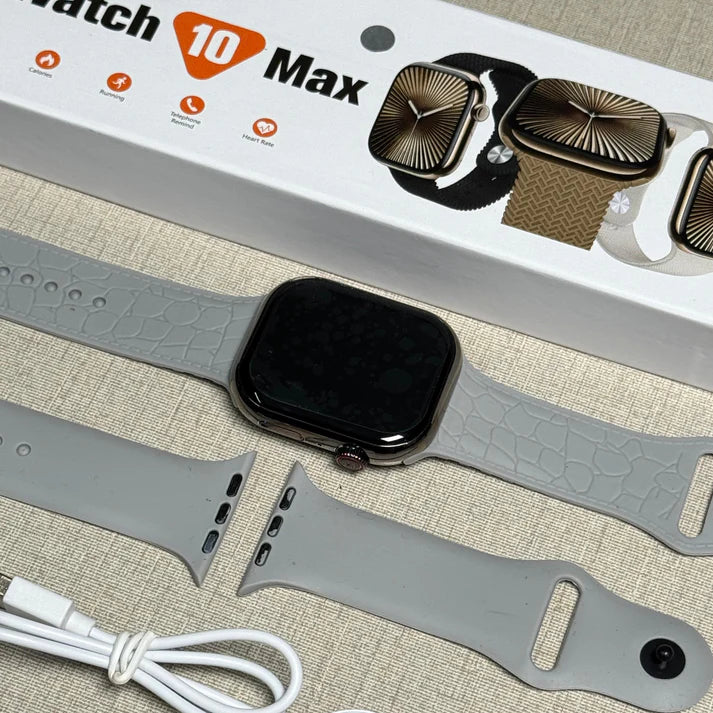 Watch 10 Max – Latest Series Smartwatch with 2 Free Straps