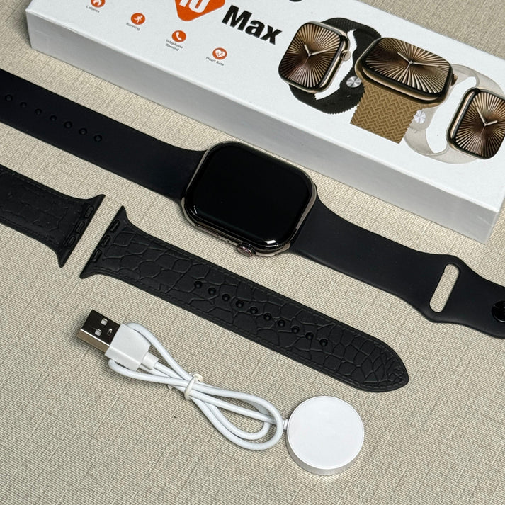 Watch 10 Max – Latest Series Smartwatch with 2 Free Straps